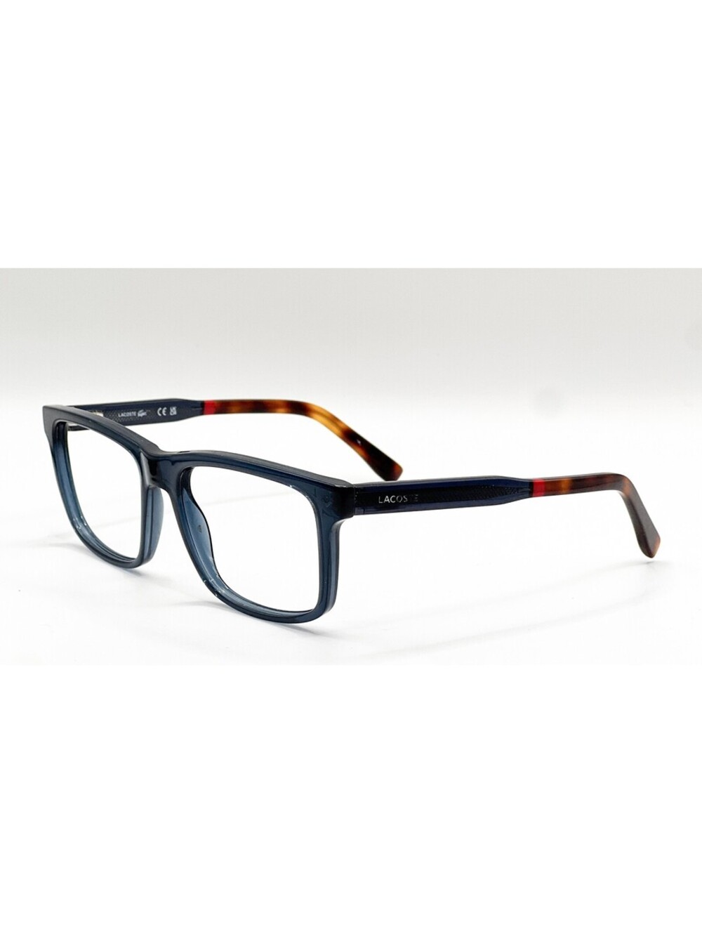 Lacoste L2890 400 Blue Rectangle Authentic Eyeglass Frames 56-18